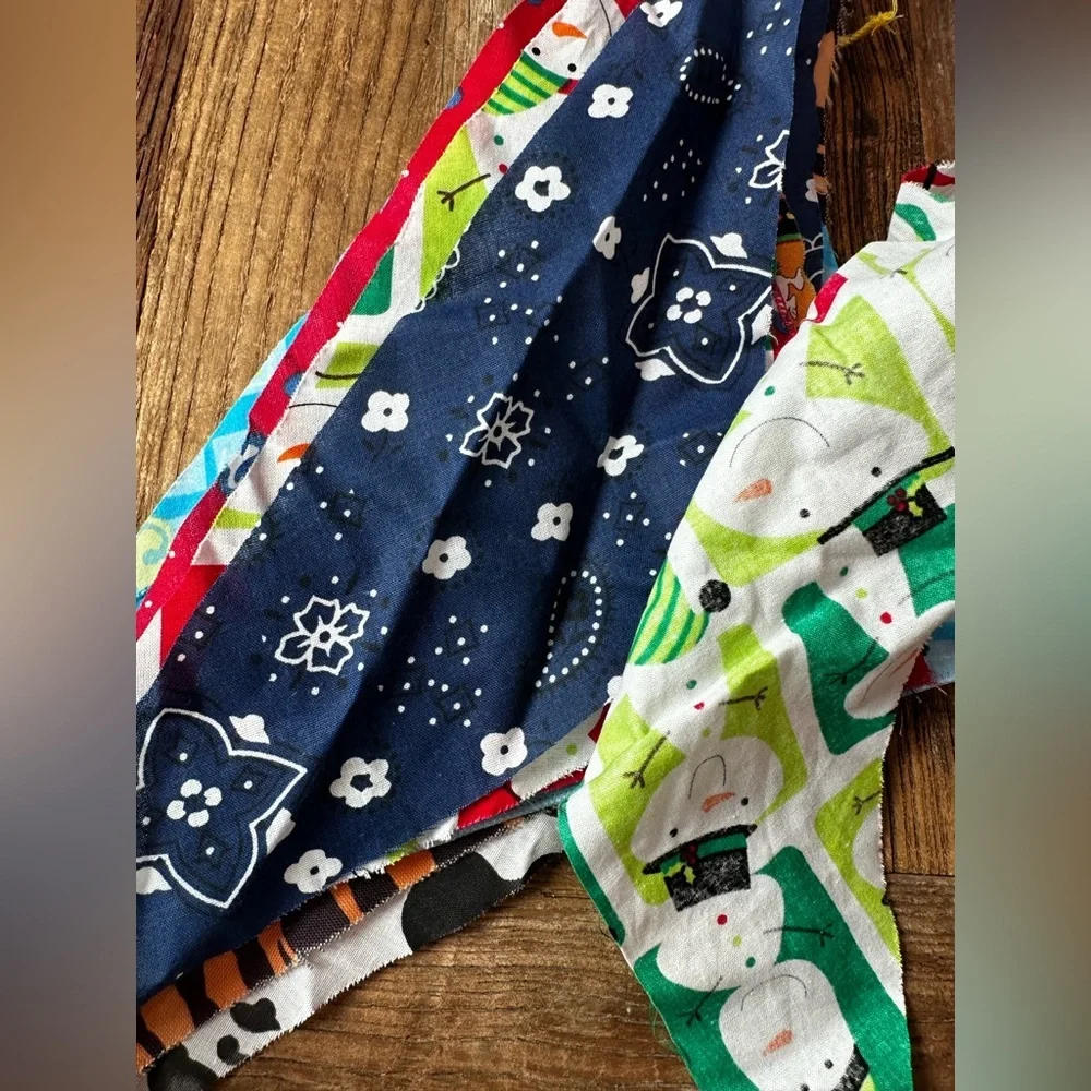 Colorful Dog Bandana Set (scarf) for Xsmall dogs